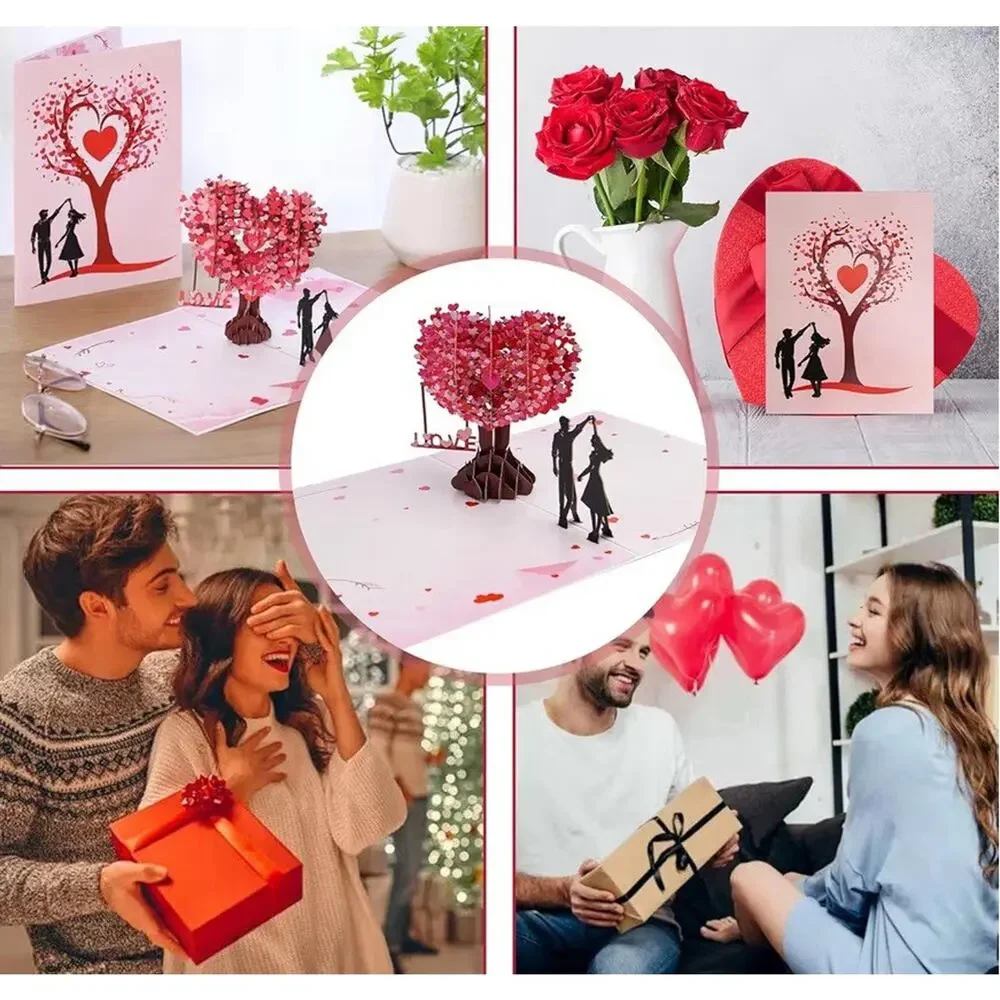 3D Pop Up Valentine’s Day Anniversary Greeting Card
